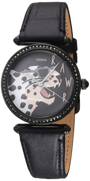 Часы Fossil Lyric Black Leather Watch