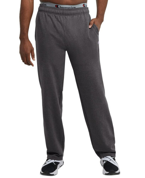 Men's Big & Tall Powerblend Open Bottom Fleece Sweatpants