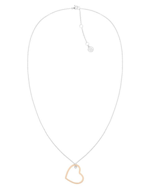 Open Heart Crystal Necklace