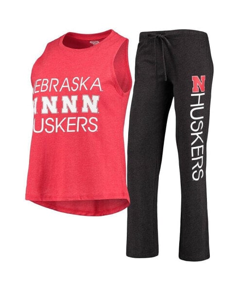 Пижама Concepts Sport Nebraska Scarlet  & Pants