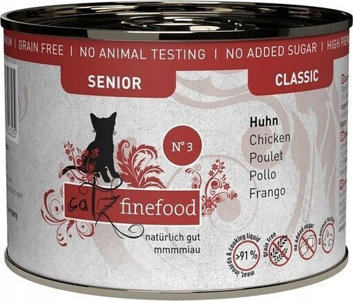 Catz Finefood Catz Finefood Classic Senior N.03 Kurczak puszka 200g