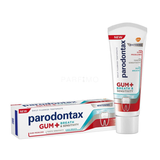 Parodontax Gum+ Breath & Sensitivity Whitening 75 ml zahnpasta unisex