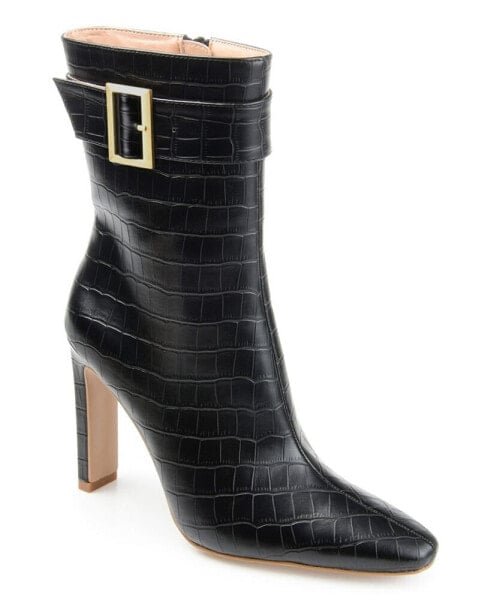 Полусапоги JOURNEE Collection Elanie Croc Booties