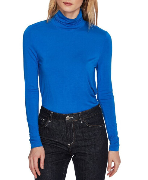 Women's Long Sleeve Modal Jersey Turtleneck Top