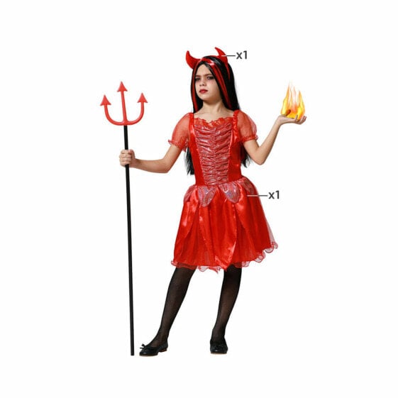 Маскарадные костюмы для детей Красный Демон-девушка Демон