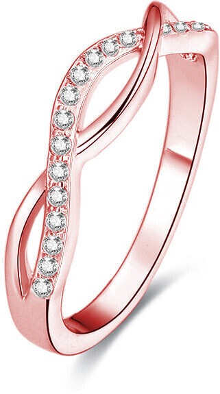 Кольцо Beneto Pink Crystals AGG191.
