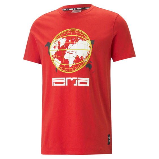 Футболка PUMA Clear Out Graphic Crew Neck Red Casual