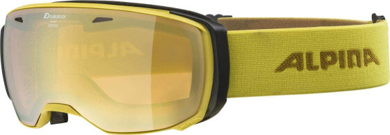 ALPINA Estetica Q-Lite Mirrored Contrast Enhancing OTG Ski Goggles with 100% UV Protection for Adults