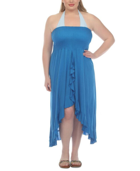 Plus Size Tube Dress Cover-Up