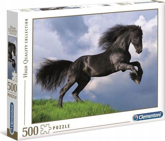 Clementoni Puzzle 500 elementów Fresian Black Horse