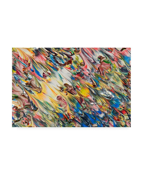 Mark Lovejoy Abstract Splatters Lovejoy 5 Canvas Art - 20" x 25"