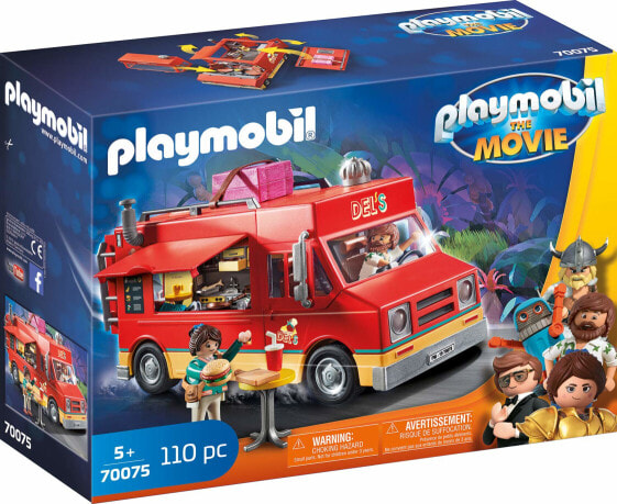Игровой набор Playmobil The Movie Del's Food Truck Action/Adventure (Делова Фуд-Трак из фильма)