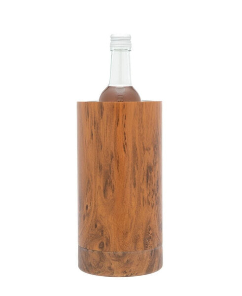 Wood Decal Insulated Wine Chiller