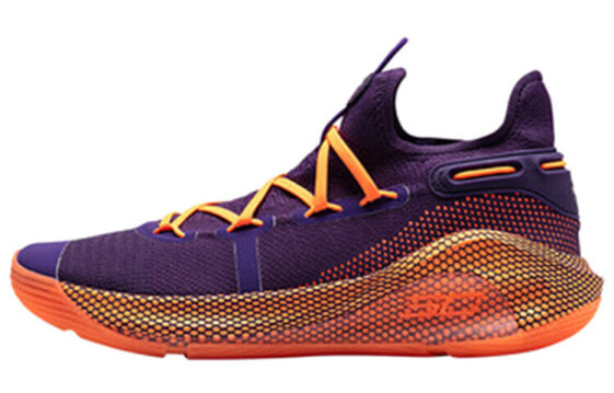 Кроссовки баскетбольные Under Armour Curry 6 Purple Yellow