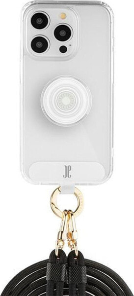 Just Elegance Etui JE 3in1 PopGrip iPhone 15 Pro Max 6,7" przezroczysty/clear 30526 (Just Elegance)