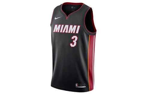 Майка для баскетбола Nike NBA Dwyane Wade Icon Edition Swingman Jersey 3 SW черная 864487-025