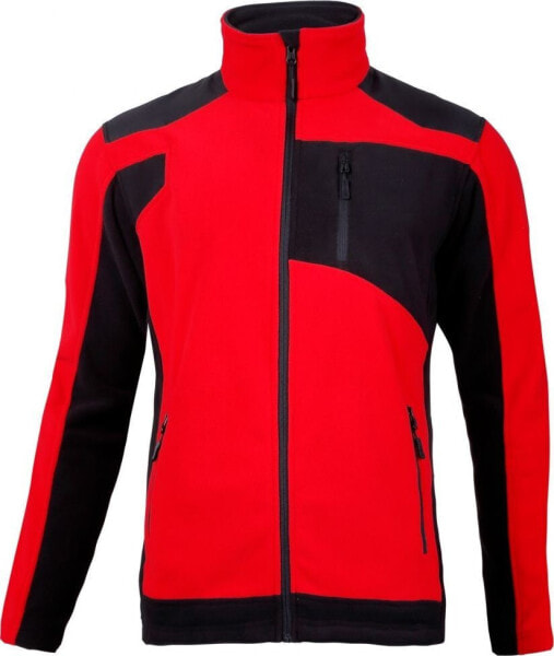 Безворсовая куртка Profix с усилениями красно-черная "3XL" чертовски резиновая, CE, LAHTI