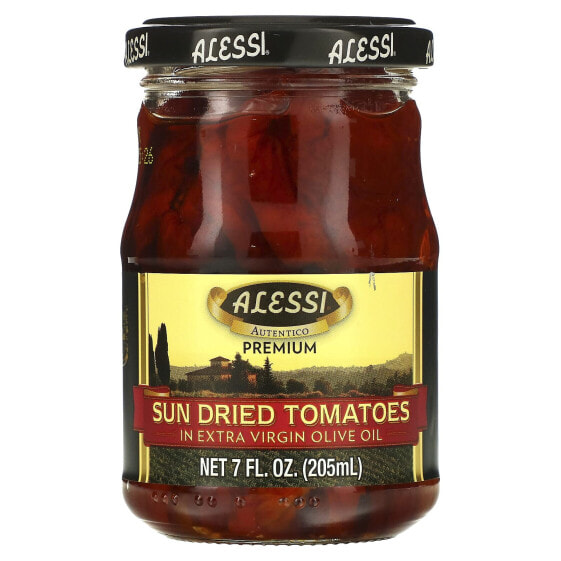 Alessi, Высушенные на солнце томаты премиального качества в оливковом масле первого отжима, 205 мл (7 жидк. Унций)