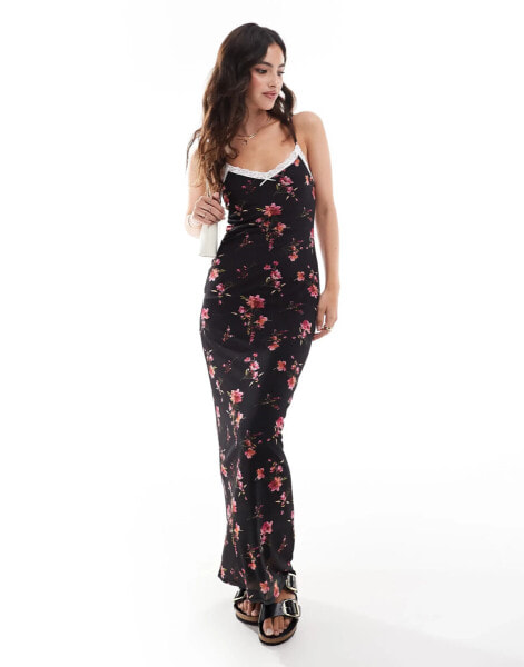 Miss Selfridge maxi dress in floral print