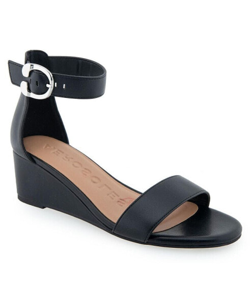 Women's Willis Buckle Strap Wedge Sandals