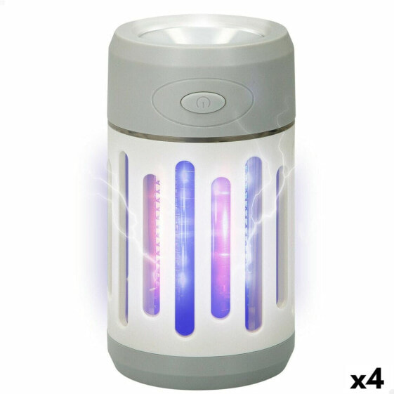 2-в-1 аккумуляторная светодиодная лампа от комаров Aktive 7 x 13 x 7 cm (4 штук)