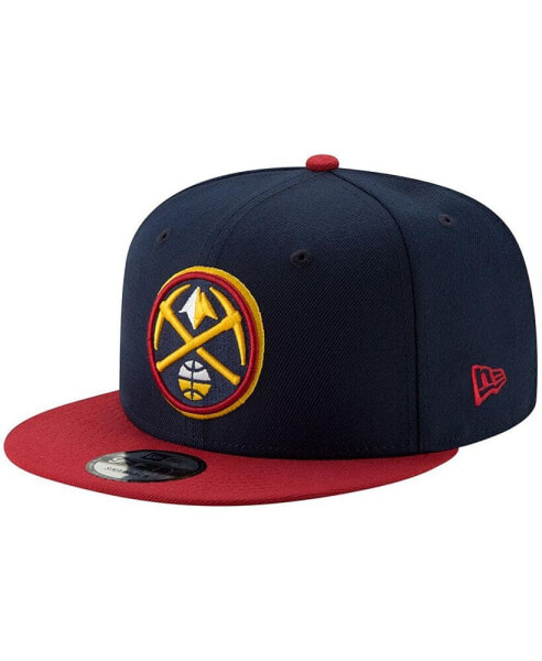 Men's Navy and Gold Denver Nuggets Two-Tone 9FIFTY Adjustable Hat