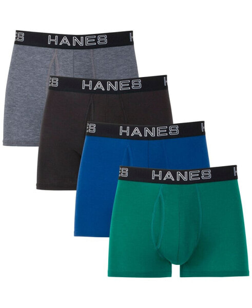 Трусы с карманом для поддержки Hanes Ultimate ComfortFlex Fit Total Support Pouch 4 шт. - мужские