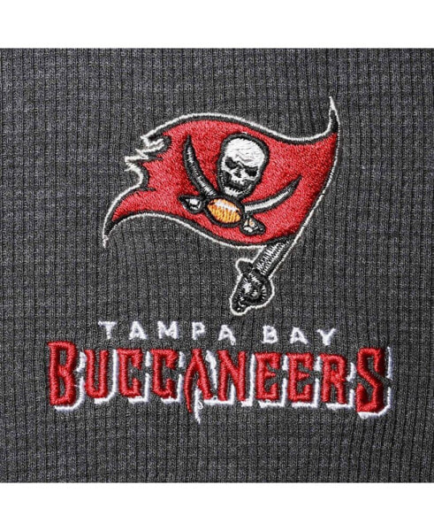 Men's Charcoal Tampa Bay Buccaneers Maverick Thermal Henley Long Sleeve T-shirt