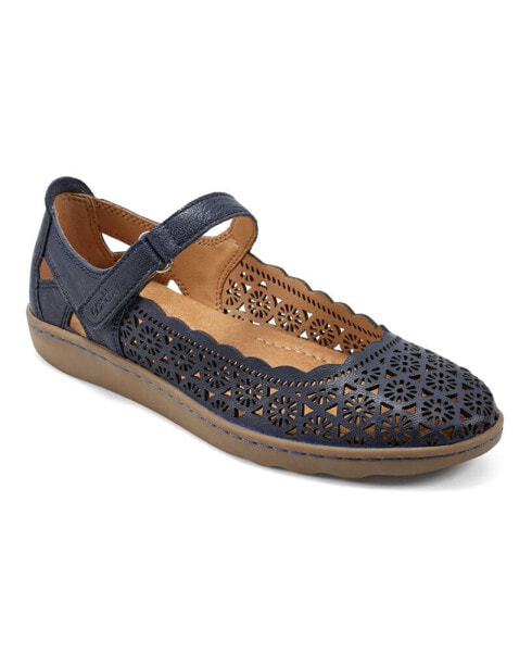 Women's Lady Round Toe Casual Slip-on Flat Shoes