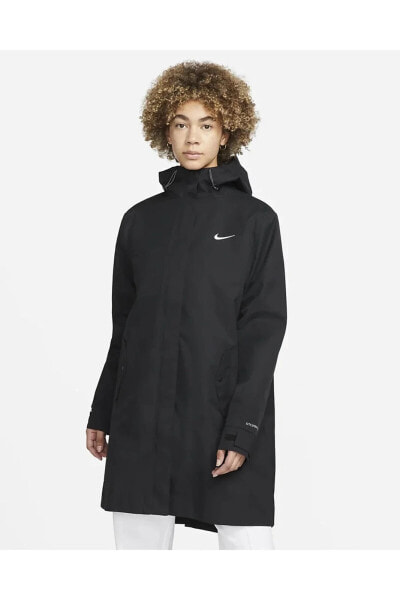 Спортивное пальто Nike Essential Storm-fit черное парка женская DM6245-010