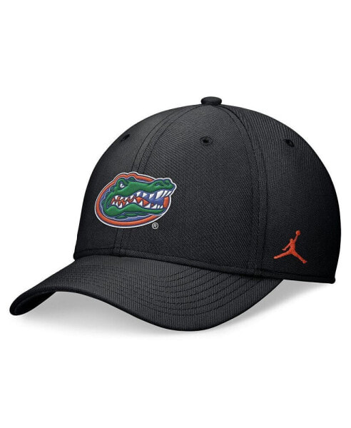 Men's Black Florida Gators 2024 On-Field Swoosh Flex Hat