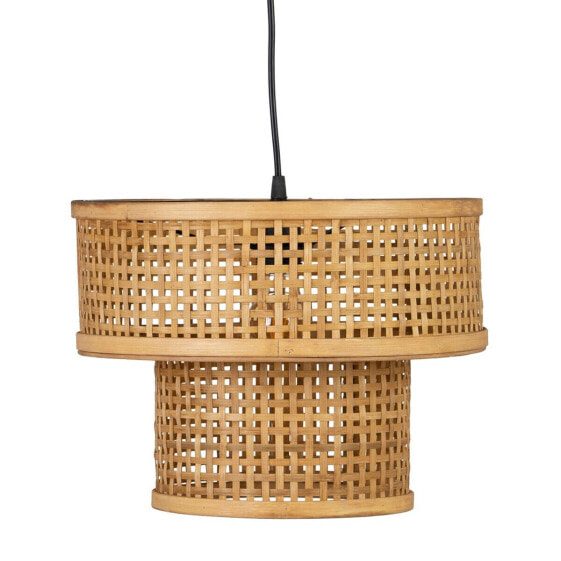 Потолочный светильник Чёрный Натуральный Деревянный Бамбук 220-240 V 34 x 34 x 26,5 cm