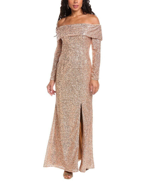 Rene Ruiz Sequined Gown Women's