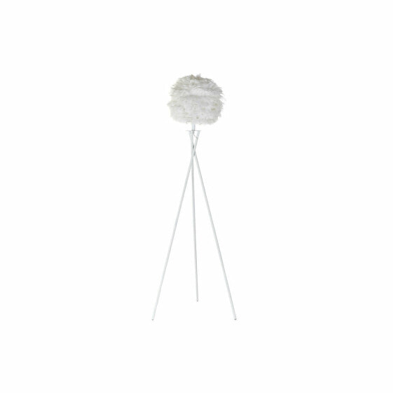 Напольный светильник DKD Home Decor Металл Белый Перо (40 x 40 x 150 cm)