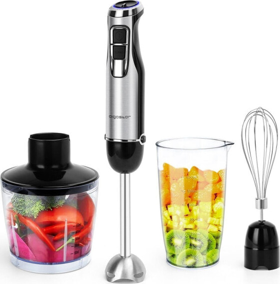 Blender Aigostar Hand Blender Set Stainless Steel 1000W golden and Black（offline） VDE / Buckle