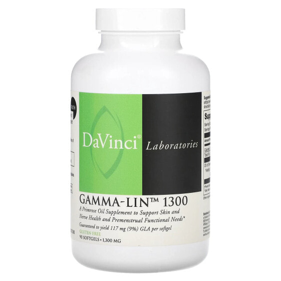 Витамины для женского здоровья DaVinci Laboratories of Vermont Gamma-Lin 1300, 1,300 мг, 90 капсул