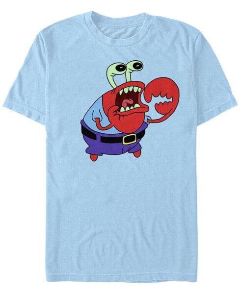 Men's Mr. Krabs Meme Short Sleeve Crew T-shirt