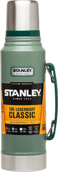 Stanley Classic Legendary Thermos Flask 1 L - Keeps Hot or Cold for 24 Hours & Classic Legendary Thermal Container for Food with Spork 400 ml
