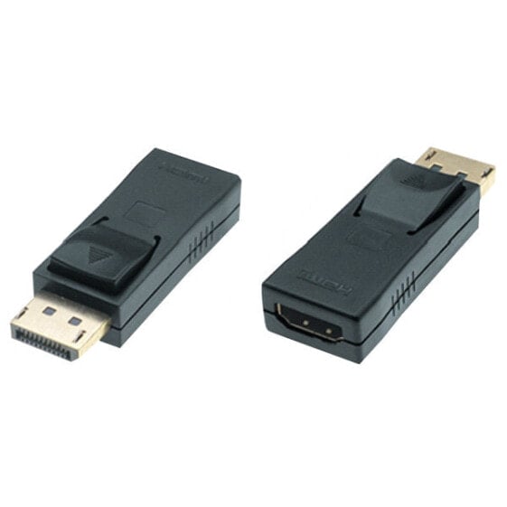 M-CAB Displayport 1.2 to HDMI 2.0 AV Adapter - 4K@60Hz - male/female - black - active - DisplayPort - HDMI Type A (Standard) - Male - Female - Straight - Straight