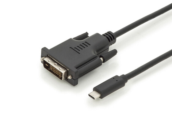 DIGITUS USB Type-C adapter / converter cable, Type-C to DVI