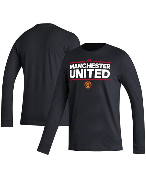 Men's Black Manchester United AEROREADY Dassler Long Sleeve T-shirt