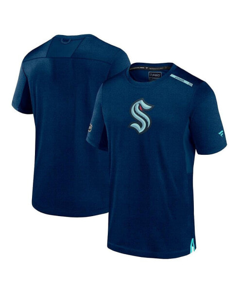 Men's Deep Sea Blue Seattle Kraken Authentic Pro Performance T-shirt