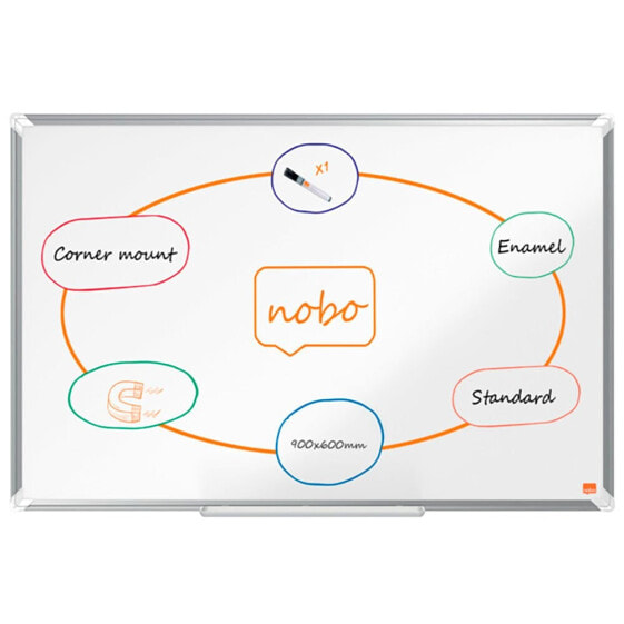 NOBO Premium Plus Vitrified Steel 900X600 mm Board