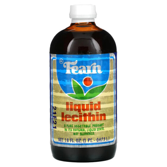 БАД для улучшения памяти и мозговой деятельности Fearn Natural Foods Жидкий лецитин, 16 жидких унций (473 мл)