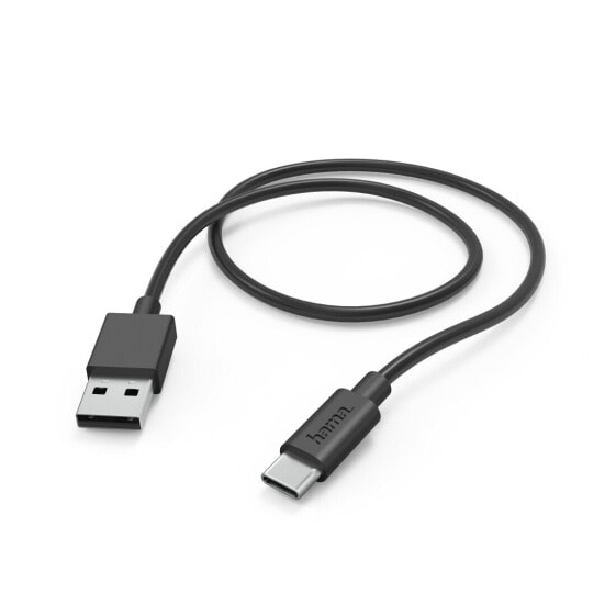 Hama 00201594 - 1 m - USB A - USB C - USB 2.0 - 480 Mbit/s - Black