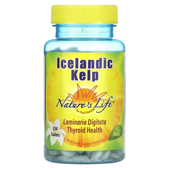 Таблетки из исландских водорослей Nature's Life, 1000 шт.