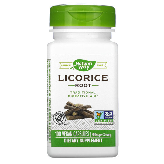 Licorice Root, 900 mg, 100 Vegan Capsules (450 mg per Capsule)