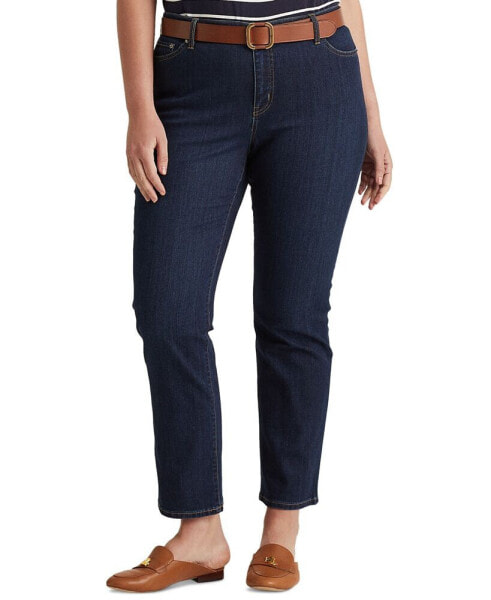 Plus-Size Mid-Rise Straight Jean