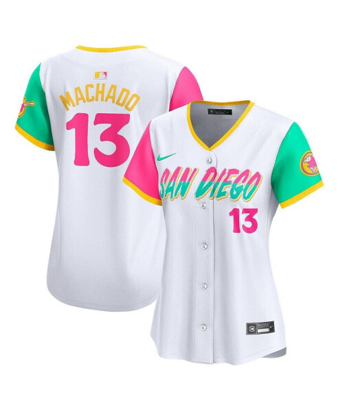 Men's and Women's Manny Machado White San Diego Padres City Connect Limited Player Jersey