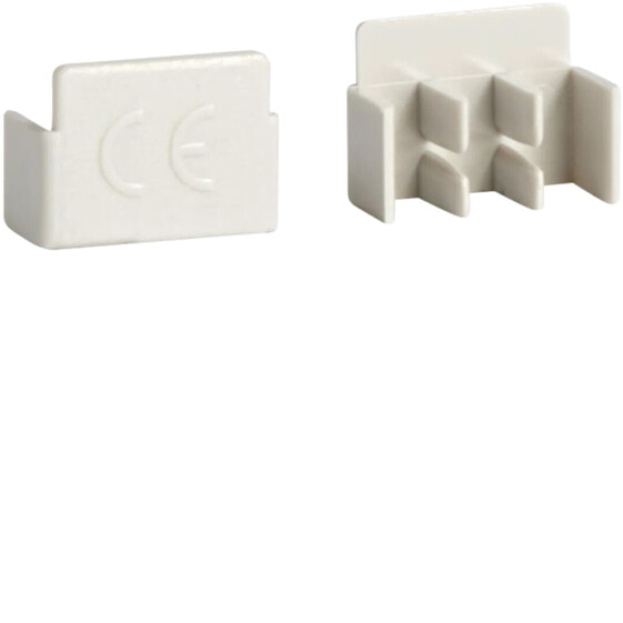 Hager KZ023A - Cable end cap fitting - White